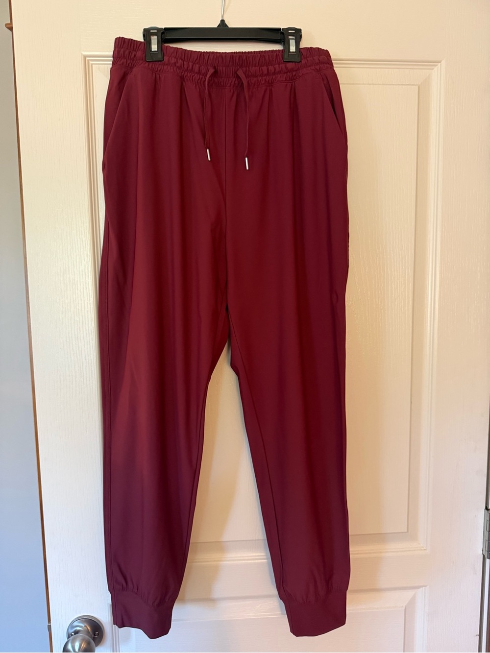 Old Navy Maroon Drawstring Track Joggers